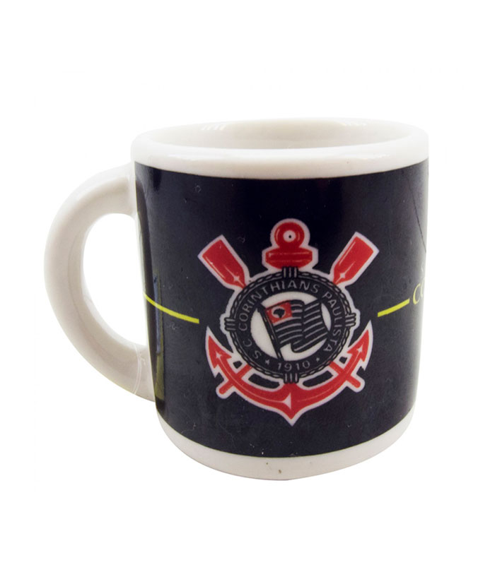 Mini Caneca Decorativa De Porcelana - Corinthians