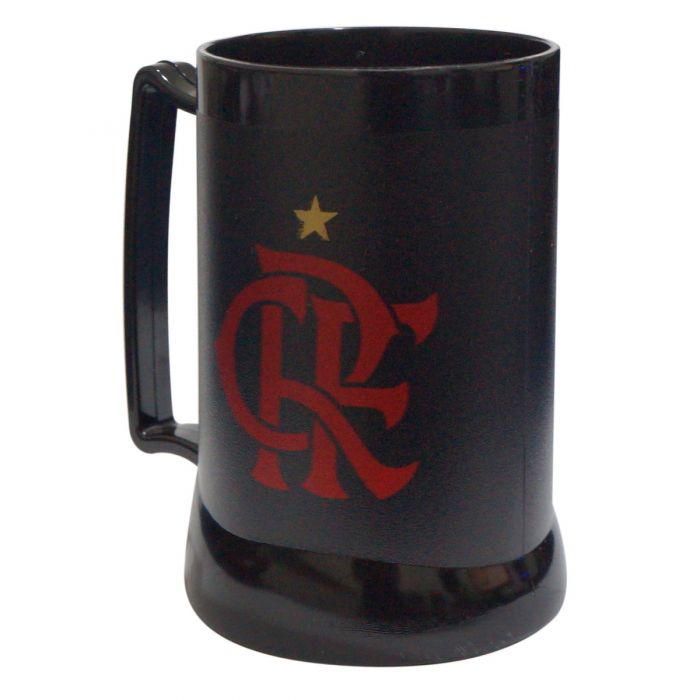 CANECA GEL PEÇA PRETA ISSO AQUI É FLAMENGO - Flamengo