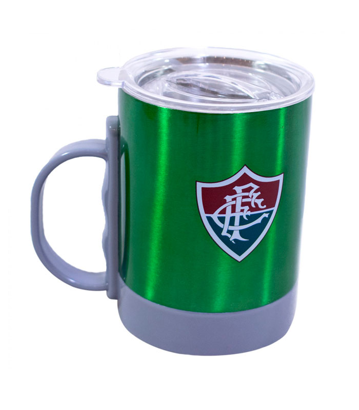 Caneca De Inox Com Tampa 350ml - Fluminense