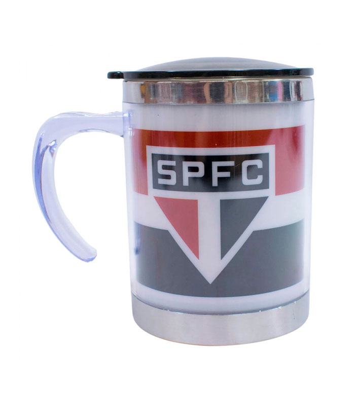 Caneca Térmica Com Tampa 450ml - SPFC