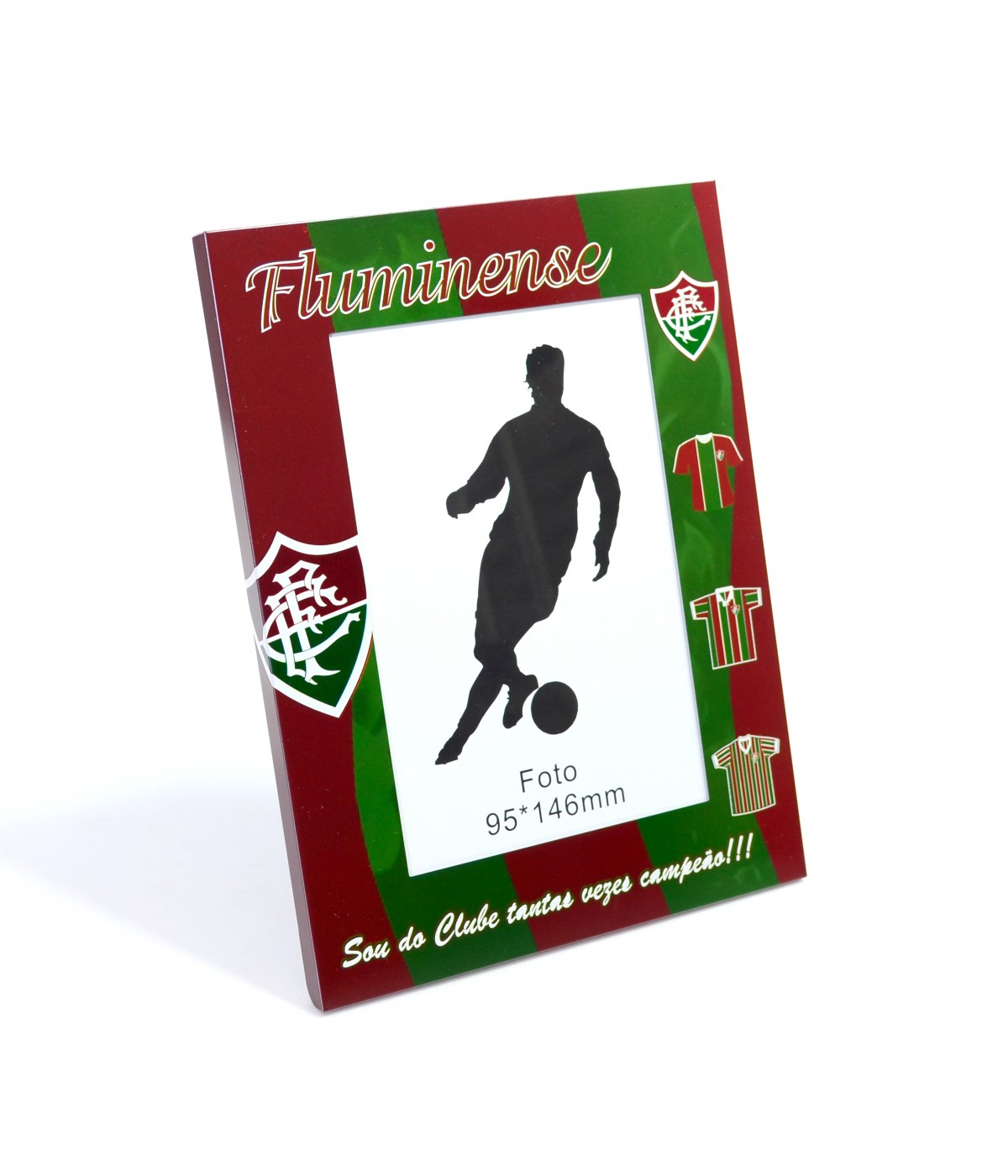 Porta Retrato Fluminense De Alumínio Para 1 Foto 10X15cm