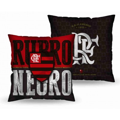 ALMOFADA QUADRADA - FLAMENGO RUBRO NEGRO