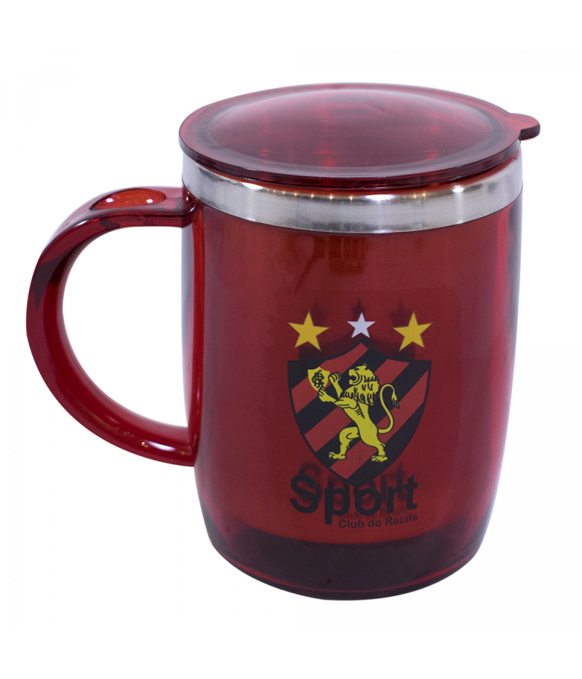 Caneca Térmica Com Tampa 450ml - Sport Club