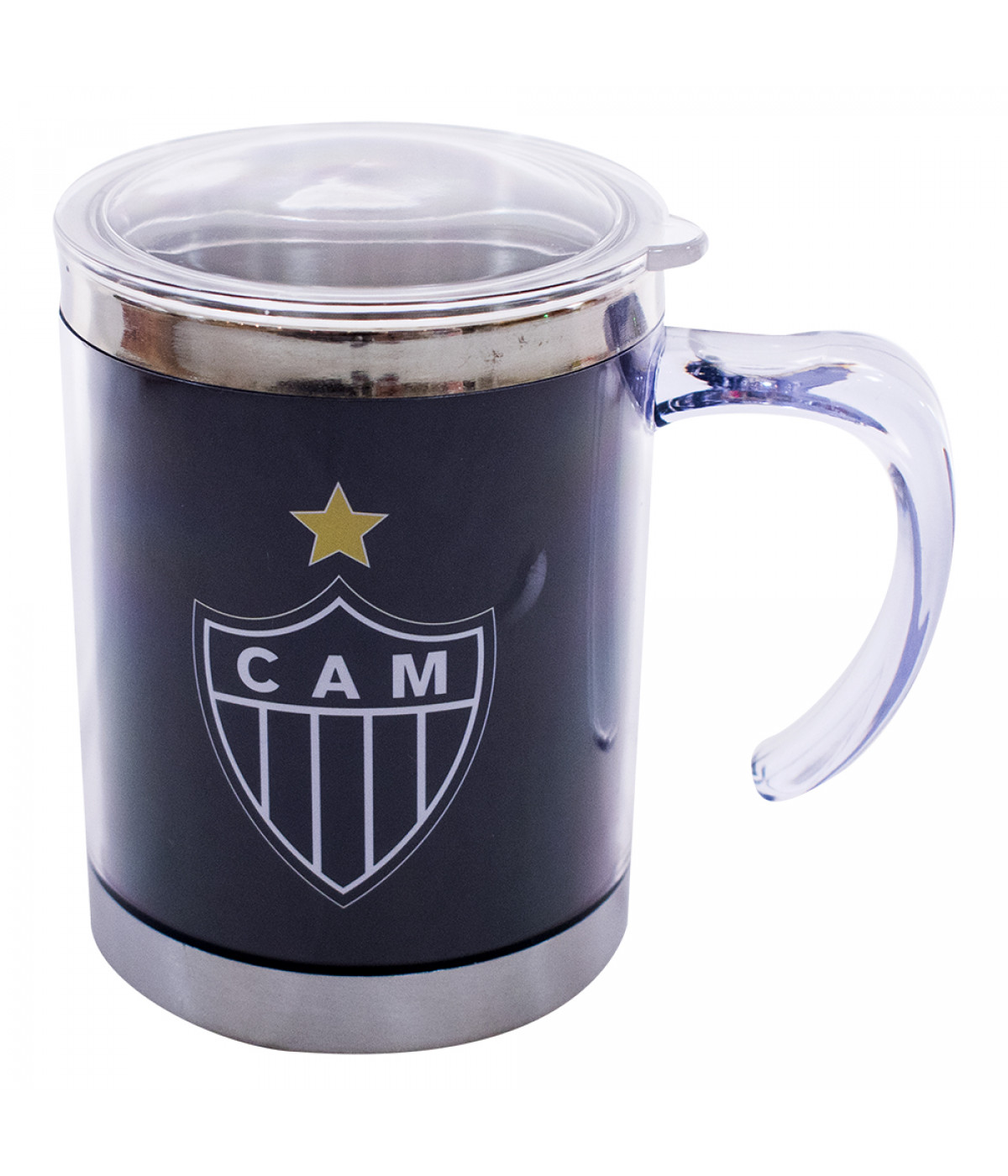 Caneca Térmica Com Tampa 450ml - Atlético Mineiro