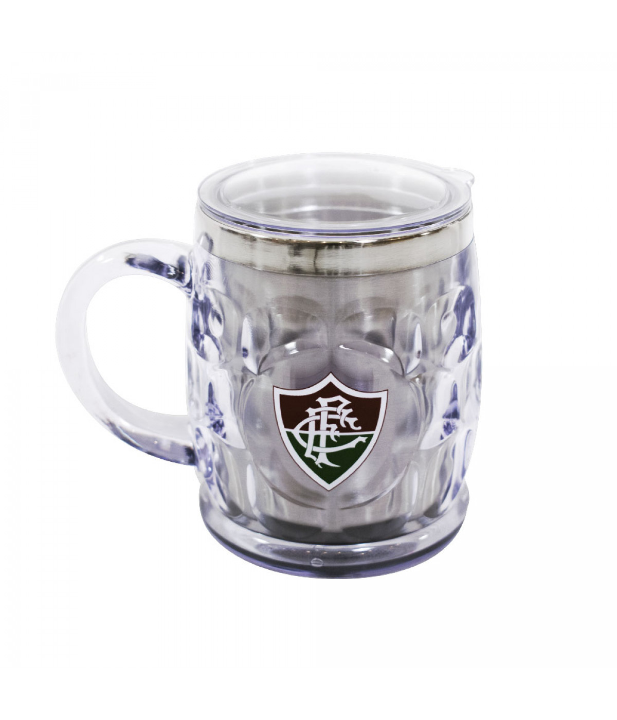 Caneca Térmica Com Tampa 500ml - Fluminense