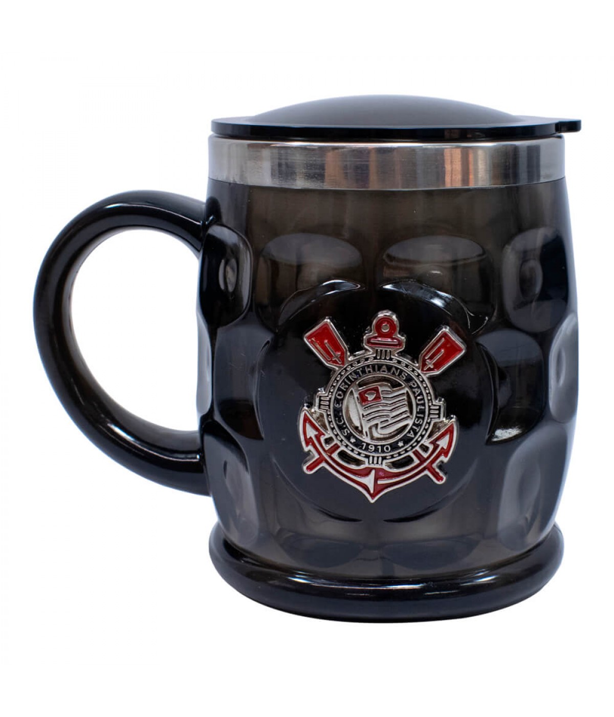 Caneca Térmica Brasão Metal 500ml - Corinthians