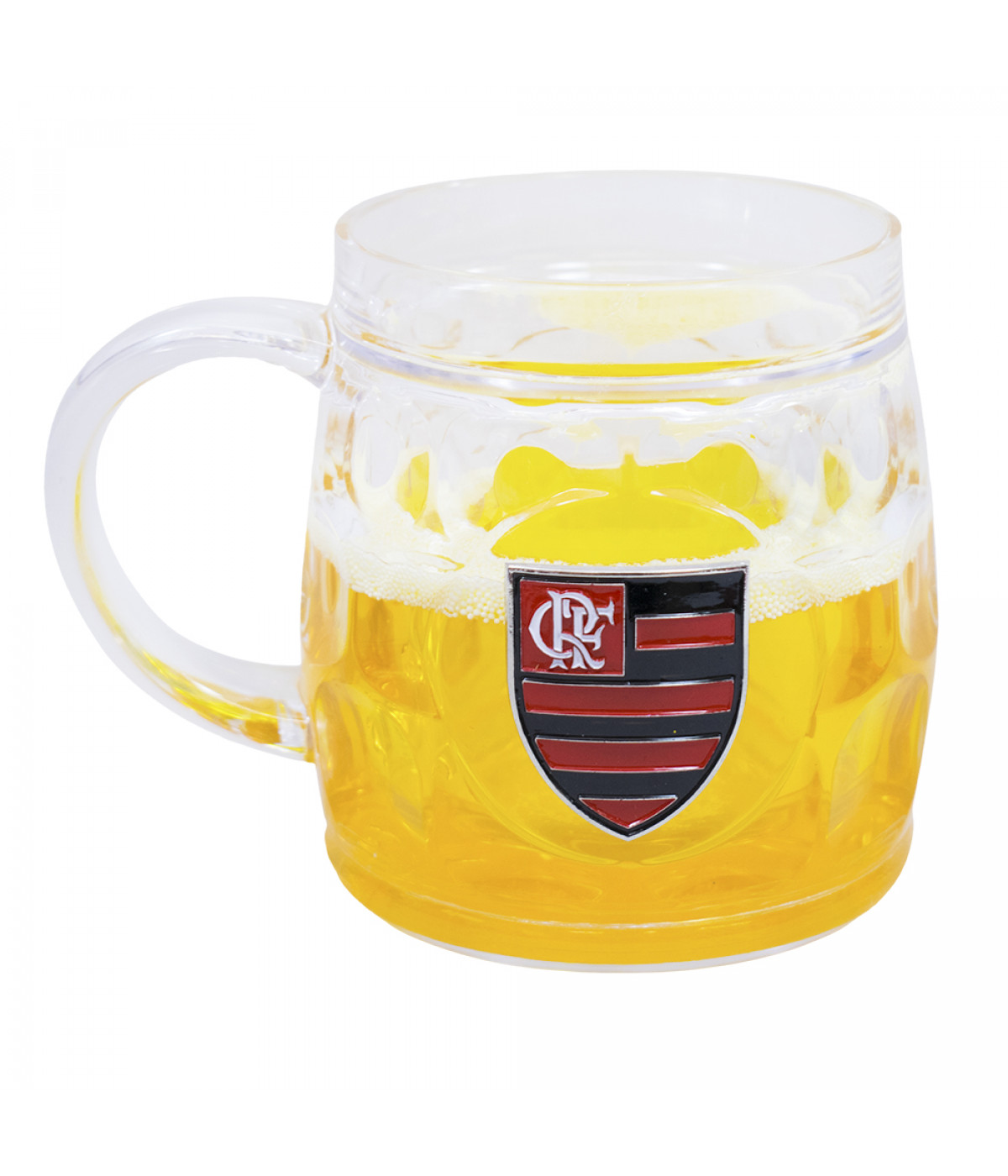 Caneca Cerveja Base Grossa 400ml - Flamengo