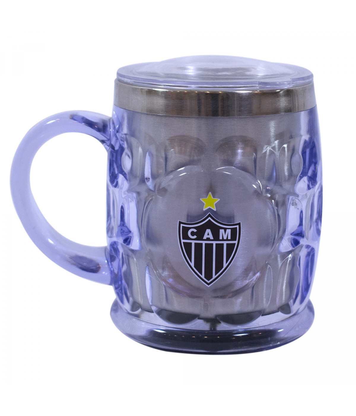 Caneca Térmica Com Tampa 500ml - Atlético Mineiro