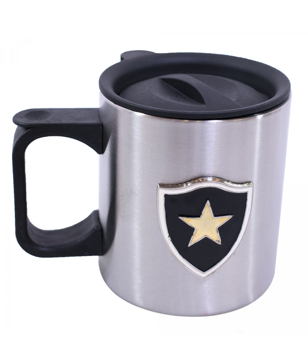 Caneca De Inox Com Tampa 370ml - Botafogo