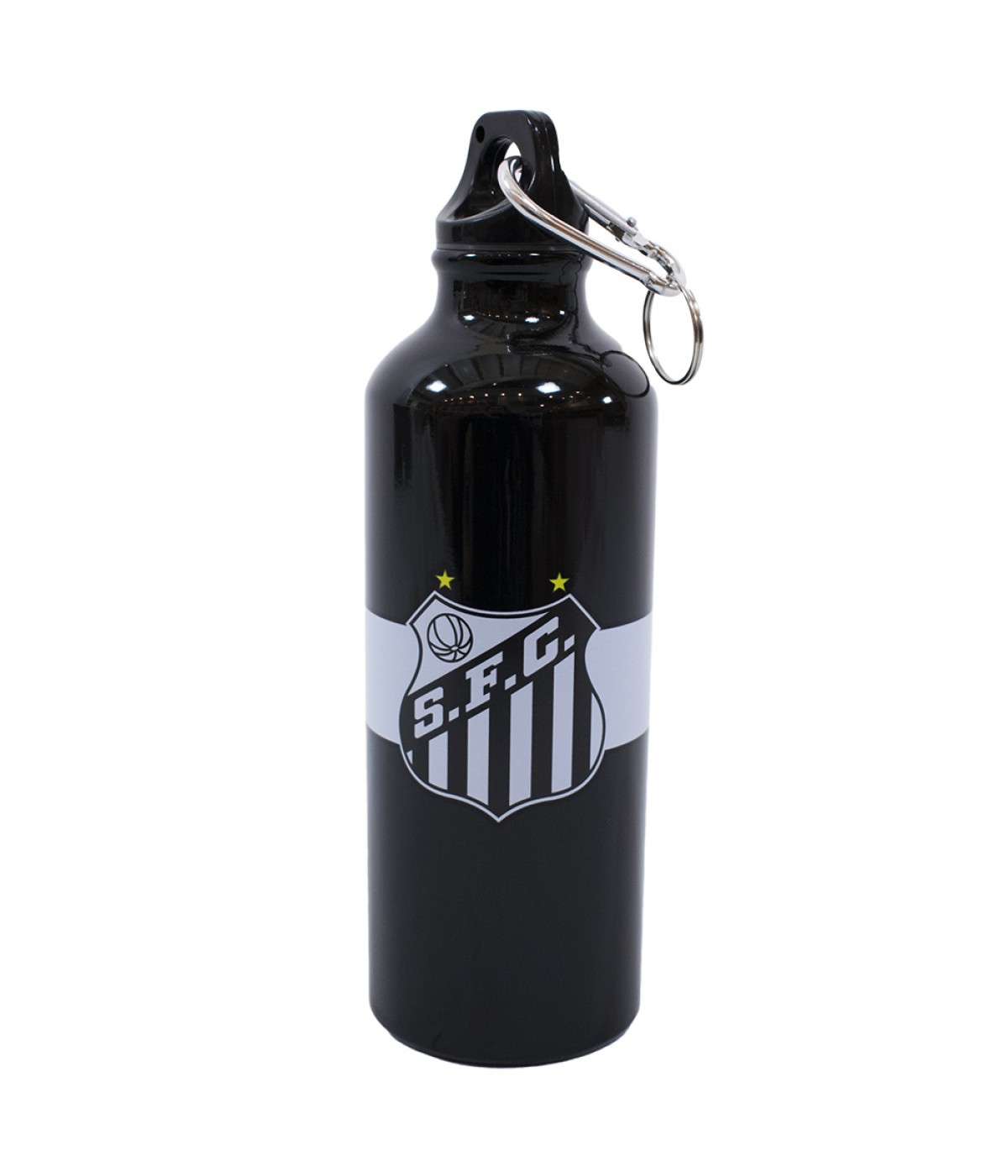 Garrafa De Alumínio Com Prendedor 500ml - Santos