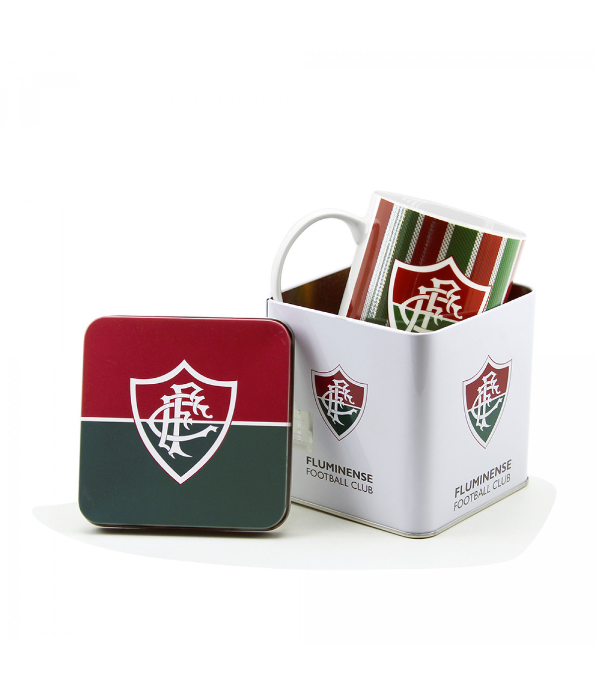 Caneca De Porcelana Na Lata 320ml - Fluminense