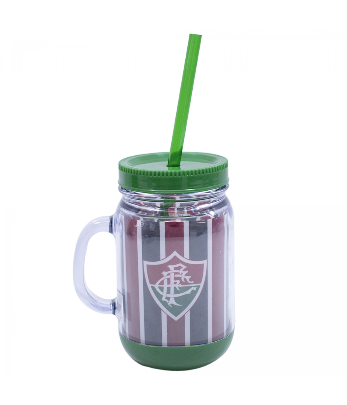 YF218-6-B | Caneca Com Tampa E Canudo 420ml - Fluminense